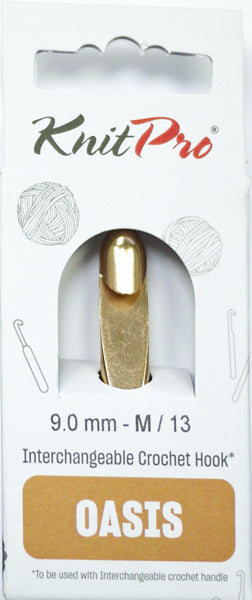 ニットプロ オアシス交換可能なかぎ針編み針先 9.00mm 30973 【KN】編み物 かぎ針 手編み