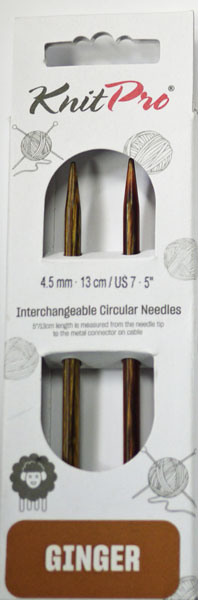 ニットプロ ginger 付け替え式 輪針 針先 4.50mm(8号) 31206 【KN】 編み物 手あみ