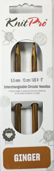 ニットプロ ginger 付け替え式 輪針 針先 5.50mm(11号+0.1mm) 31208 【KN】 編み物 手あみ