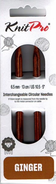 ニットプロ ginger 付け替え式 輪針 針先 6.50mm(15号-0.1mm) 31210 【KN】 編み物 手あみ