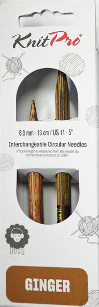 ニットプロ ginger 付け替え式 輪針 針先 8.00mm 31212 【KN】編み物 手あみ
