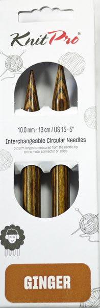 ニットプロ ginger 付け替え式 輪針 針先 10.00mm 31214 【KN】 編み物 手あみ