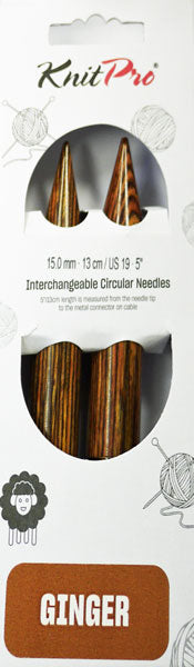 ニットプロ ginger 付け替え式 輪針 針先 15.00mm 31216 【KN】編み物 手あみ