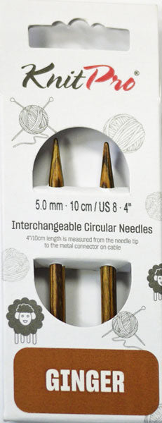ニットプロ ginger 付け替え式 輪針 40cm・50cm用 針先 5.00mm (31227) 【KN】 10号マイナス0.1mm 編み物 編み針 5mm