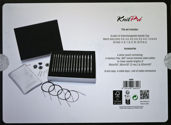 ニットプロ New BOX of JOY KARBONZ カーボンズ 付け替え式 輪針 ボックス入 デラックスセット41630 【KN】 編み物 手あみ kpnew