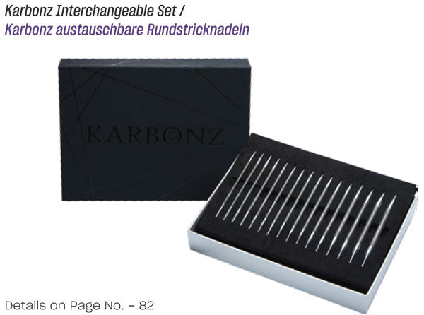 ニットプロ New BOX of JOY KARBONZ カーボンズ 付け替え式 輪針 ボックス入 デラックスセット41630 【KN】 編み物 手あみ kpnew