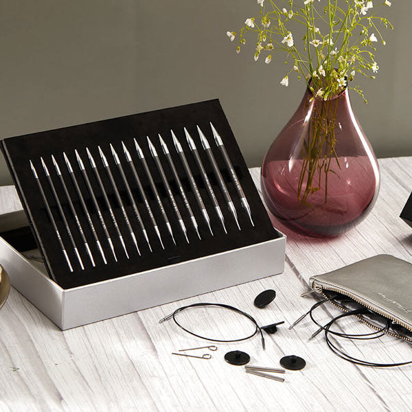 ニットプロ New BOX of JOY KARBONZ カーボンズ 付け替え式 輪針 ボックス入 デラックスセット41630 【KN】 編み物 手あみ kpnew