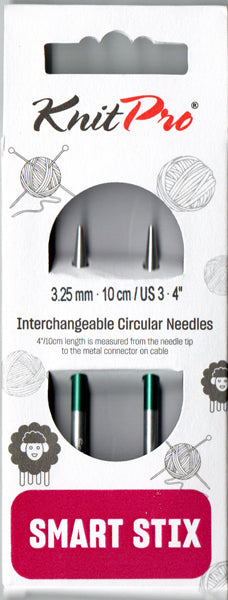 ニットプロ Smartstix 付け替え式 輪針 40cm・50cm用 針先 3.25mm 42142【KN】 編み物 手あみ