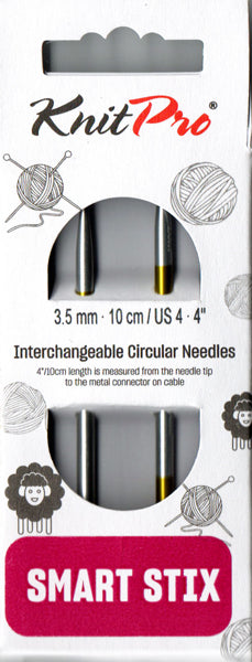 ニットプロ Smartstix 付け替え式 輪針 40cm・50cm用 針先 3.50mm 42143【KN】 編み物 手あみ