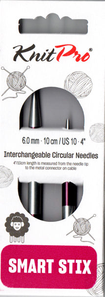 ニットプロ Smartstix 付け替え式 輪針 40cm・50cm用 針先 6.00mm(13号) 42149【KN】 編み物 手あみ