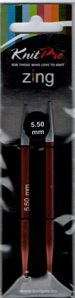 ニットプロ ZING ジング 付け替え式 輪針 40cm・50cm用 針先 5.50mm 47526 【KN】 編み物 手あみ