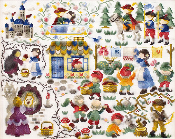 刺しゅうキット 白雪姫 7569 オリムパス 【KN】 Nostalgic Story クロスステッチ 刺しゅう