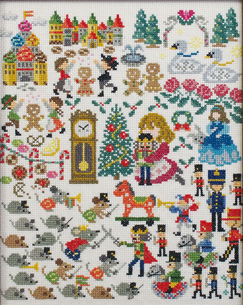 刺しゅうキット くるみ割り人形とネズミの王様 7572 オリムパス 【KY】 Nostalgic Story クロスステッチ 刺しゅう