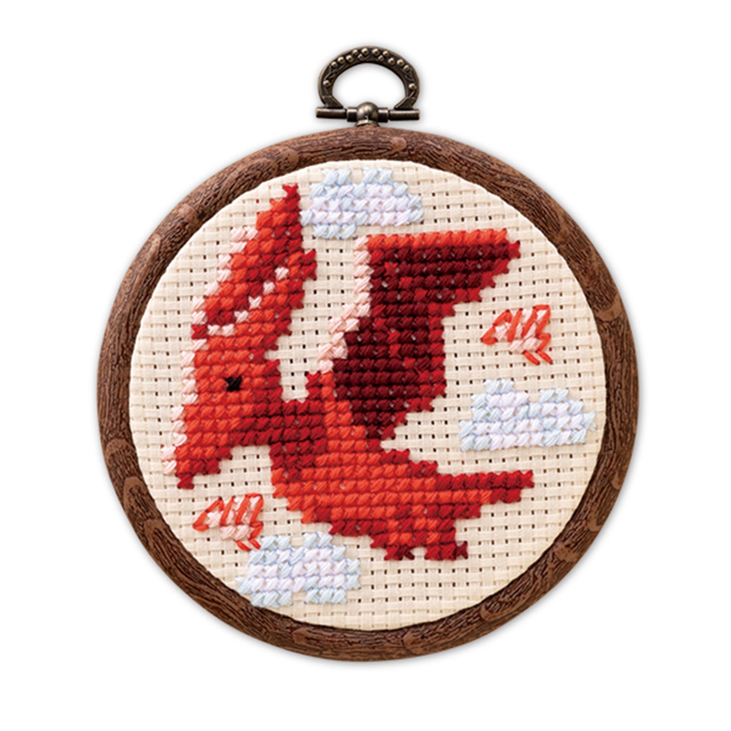 キット プテラノドン 7602 オリムパス 【KY】 刺しゅうキット クロスステッチ 専用フープ付