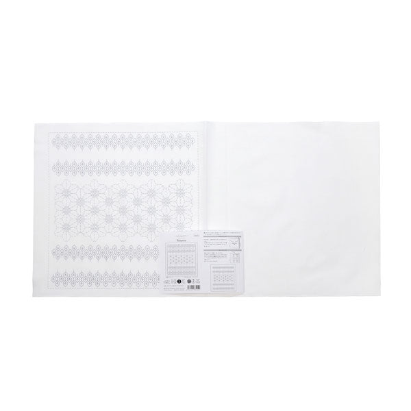 花ふきん 布パック 「La bouqueti?re」 ペチュニア(白) H-1112 (布地:白) オリムパス 【KY】 La bouquetiere Olympus 刺し子 手芸