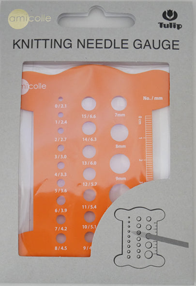 編み針ゲージ 糸巻き(オレンジ) AC-055 【KY】 チューリップ