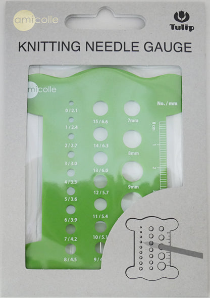編み針ゲージ 糸巻き(グリーン) AC-058 【KY】 チューリップ