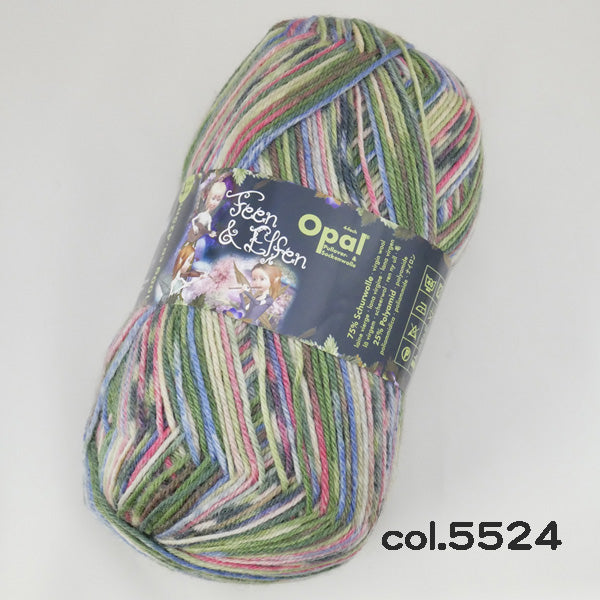 Opal オパール feen & elfen 【KN】 寺井 毛糸 100g大玉 ソックスヤーン 復刻