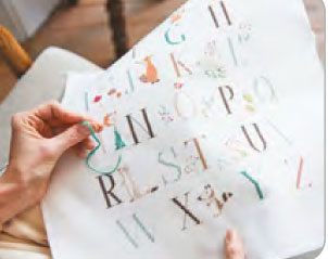 DMC 刺しゅうキット BK1969 Animal Alphabet Sampler 動物たちのアルファベット表【KY】フリーステッチキット