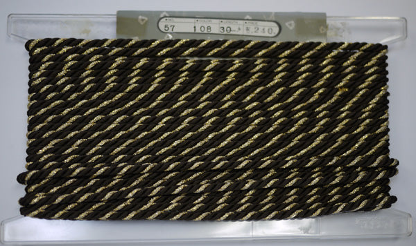 処分品 ツイストコード 57 色108 約6mm 約10m【KN】ロープ 手紐 巾着