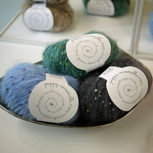 新製品 カラメッレ パピー 【KN】 秋冬 毛糸 編み物 ウール モヘア