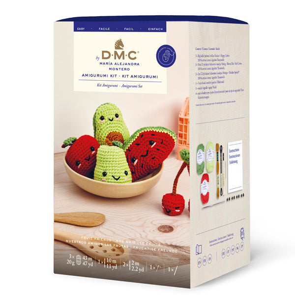 ハッピーコットンキット フルーツフレンズ CR125K【KN】 DMC ハッピーコットン 編み物キット