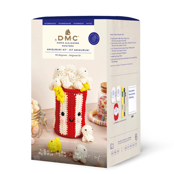 ハッピーコットンキット ポップコーン CR124K【KN】 DMC ハッピーコットン 編み物キット