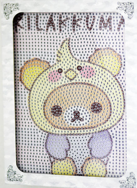 ダイヤモンドフィックス リラックマ あなたの小さな家族 DF2L-RK007 【KN】ビーズ絵キット