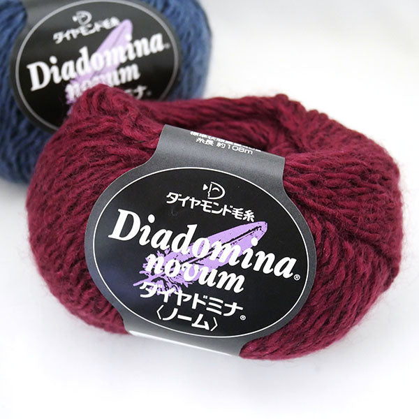 ドミナ ノーム ダイヤモンド毛糸 【KY】 毛糸 編み物 並太 モヘヤ