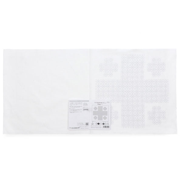 花ふきん 布パック 「Textile lab」 プレイ(白) H-1118【KY】 オリムパス Olympus 刺し子 手芸