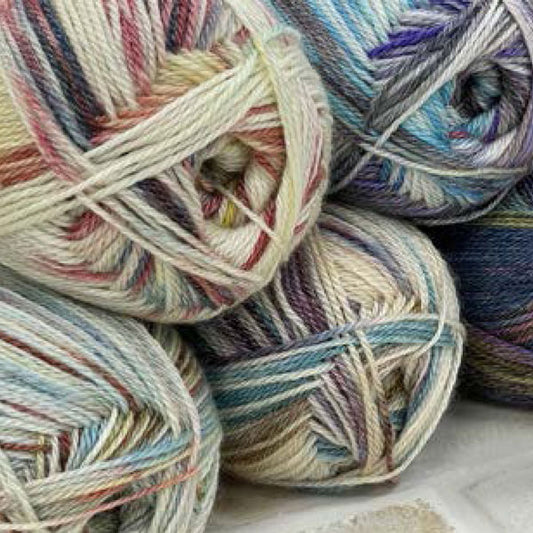 数量限定販売 ハンドダイヤーンブレンド 【KN】内藤商事 毛糸 段染 中細