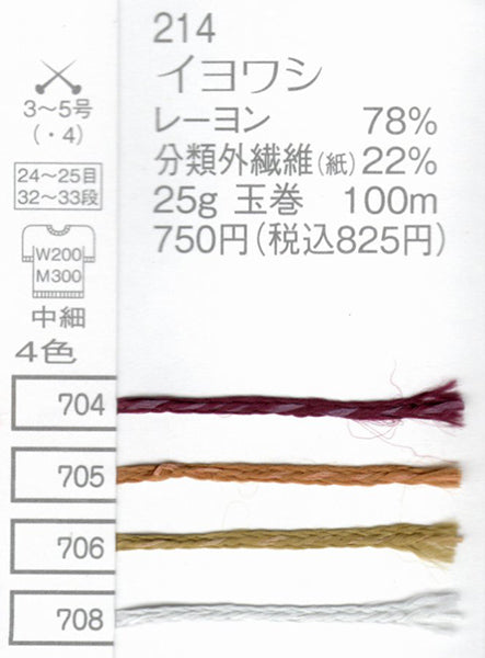 在庫限り イヨワシ IYOWASHI パピー 【KN】2D  サマーヤーン 春夏 毛糸 puppy 伊予和紙 和紙 編み物 手編み糸