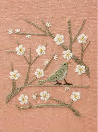 DMC 刺しゅうキット JPT52 春を待つ-2月- 【KY】 マカベアリス 12ヶ月のモチーフと生きものたち 刺繍