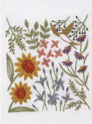 DMC 刺しゅうキット JPT58 真夏のスケッチ-8月- 【KY】 マカベアリス 12ヶ月のモチーフと生きものたち 刺繍