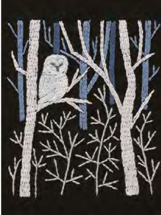 DMC 刺しゅうキット JPT62 眠る森-12月- 【KY】 マカベアリス 12ヶ月のモチーフと生きものたち 刺繍