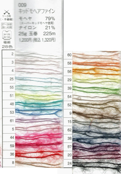 キッドモヘアファイン 色A パピー 【KY】 毛糸 編み物 モヘア モヘヤ