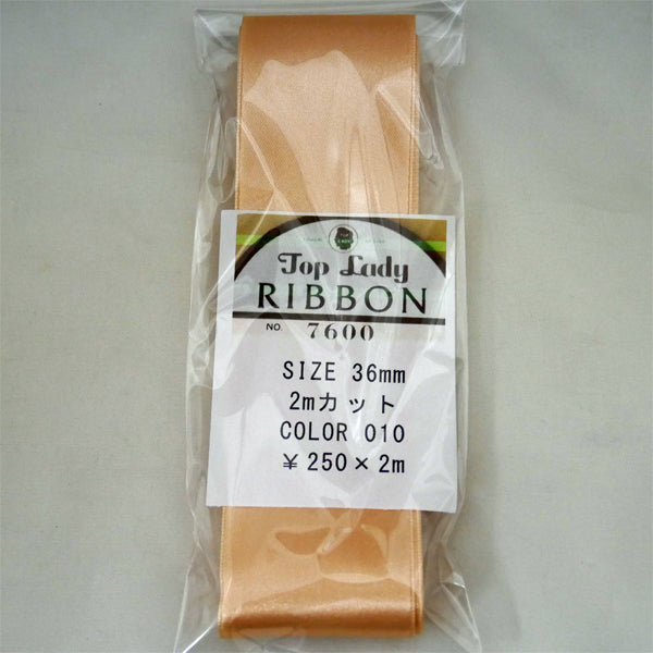 在庫限り Top Lady RIBBON 7600 col.10 36mm 2m 清原 【KN】 リボン
