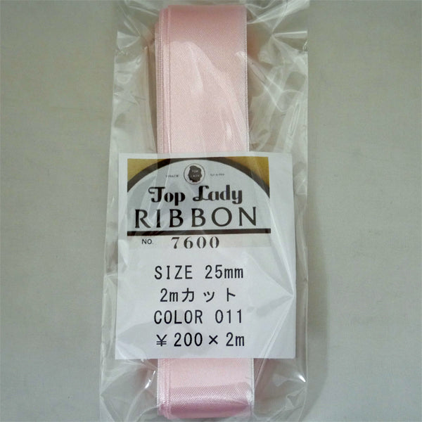 在庫限り Top Lady RIBBON 7600 col.11 25mm 2m 清原 【KN】 リボン