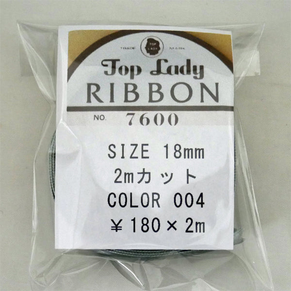 在庫限り Top Lady RIBBON 7600 col.4 18mm 2m 清原 【KN】 リボン