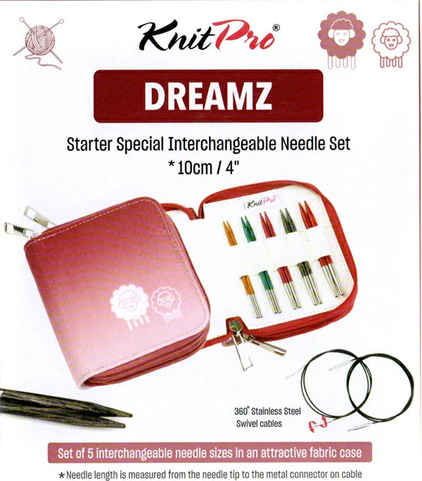 ニットプロ dreamz 付け替え式 輪針 (10cm) 40cm・50cm用 スターターセット 200636 【KN】 編み物 手あみ