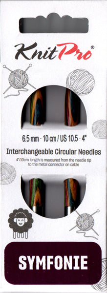 ニットプロ 付け替え式 輪針 針先 40cm・50cm用 6.50mm 20461 シンフォニーウッド 【KN】 編み物 手あみ