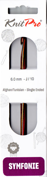 ニットプロ 付け替えアフガン針 シンフォニーウッド チュニジアンクロッシェ針 6.0mm 20749 【KN】 編み物 手あみ
