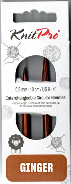 ニットプロ ginger 付け替え式 輪針 40cm・50cm用 針先 5.50mm (31228) 【KN】 11号プラス0.1mm 編み物 編み針 5.5mm