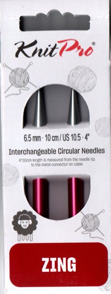 ニットプロ ZING ジング 付け替え式 輪針 40cm・50cm用 針先 6.50mm 47530 【KN】 編み物 手あみ