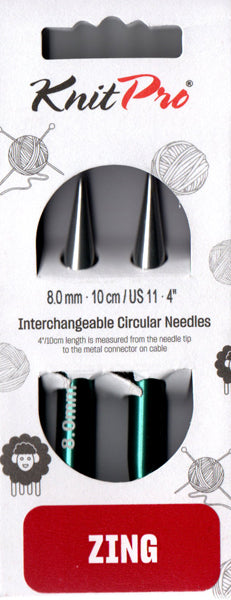 ニットプロ ZING ジング 付け替え式 輪針 40cm・50cm用 針先 8.00mm 47532 【KN】 編み物 手あみ