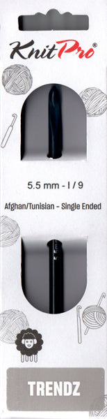 ニットプロ 付け替えアフガン針 Trendz チュニジアンクロッシェ針 5.50mm 51352 【KN】 編み物 手あみ