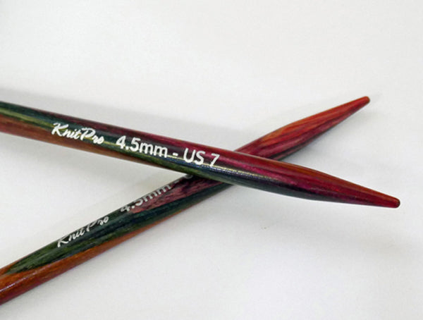 ニットプロ 付け替え式 輪針 針先 4.5mm 短針 40cm・50cm用 全長10cmケーブル金具までの長さ(実寸8.6cm) 55325 シンフォニーウッド2 【KN】 編み物 手あみ