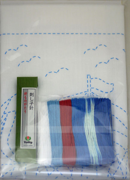 刺し子キット SASHIKO WORD Spain ガレオン船 KSW-035 チューリップ 【KY】 Tulip 刺し子 手芸 手づくり 花ふきん