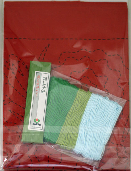 刺し子キット SASHIKO WORD Spain カーネーション KSW-036 チューリップ 【KY】 Tulip 刺し子 手芸 手づくり 花ふきん