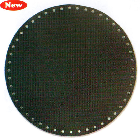 丸皮モチーフ MA2506 黒 メルヘンアート 【KY】直径13.5cm バッグ底  Marchenart